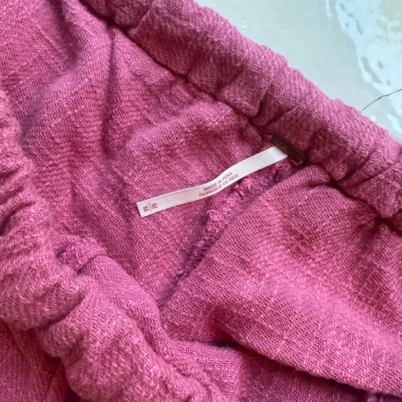 Free People Pink Linen Shorts - Medium - Picture 2 of 2
